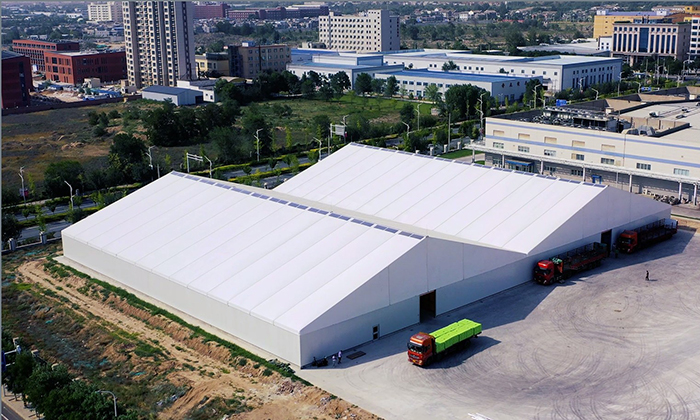 蘭州康師傅倉(cāng)庫(kù)篷房