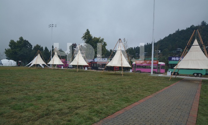 網(wǎng)紅竹節(jié)燈籠帳篷